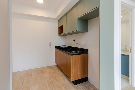Studio de kitnet/studio para alugar com 1 quarto, 26m² em Cidade Monções, São Paulo