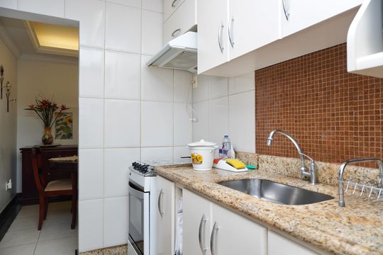Cozinha de apartamento à venda com 3 quartos, 85m² em Cidade Nova, Belo Horizonte