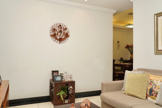 Sala  de apartamento à venda com 3 quartos, 85m² em Cidade Nova, Belo Horizonte
