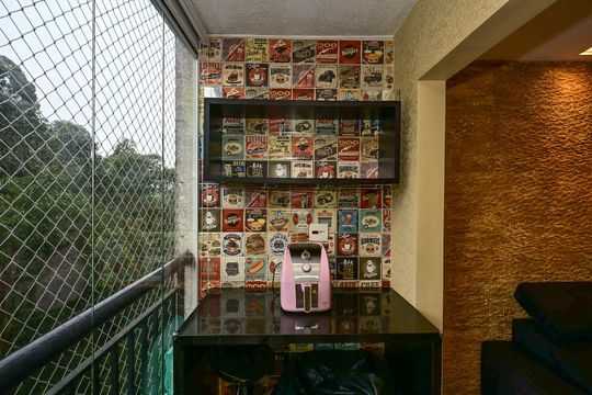 Varanda de apartamento à venda com 3 quartos, 64m² em Vila Andrade, São Paulo