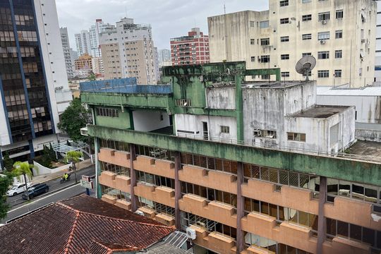 Vista do Quarto de apartamento para alugar com 1 quarto, 92m² em Boqueirão, Santos