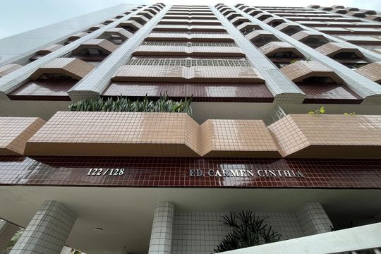 Fachada de apartamento para alugar com 1 quarto, 92m² em Boqueirão, Santos