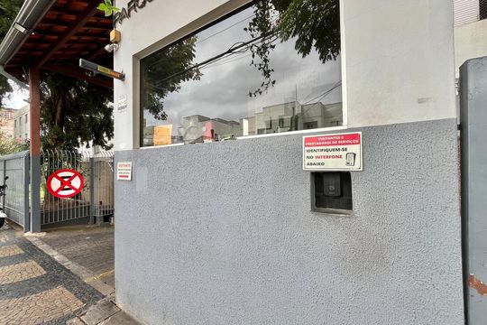Fachada da portaria de apartamento à venda com 2 quartos, 55m² em Jardim Ipiranga, Campinas