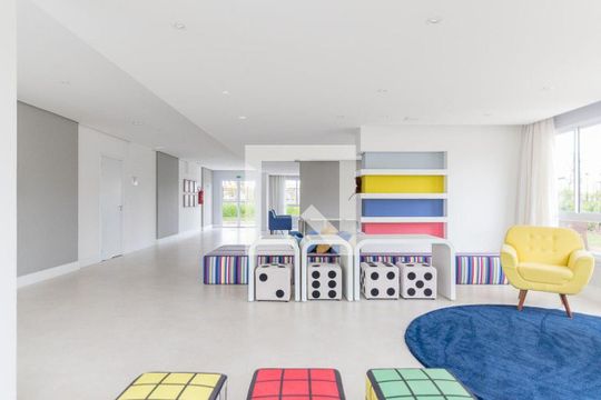 Área comum - Brinquedoteca de apartamento à venda com 1 quarto, 52m² em Jardim Olavo Bilac, São Bernardo do Campo