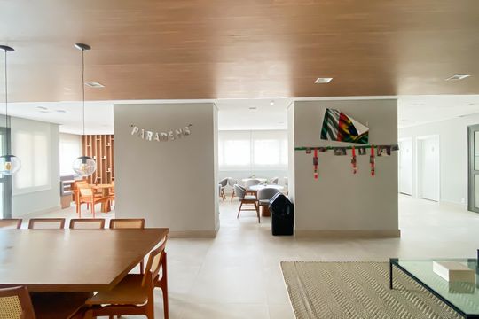 Área comum de apartamento à venda com 2 quartos, 72m² em Vila Guilhermina, São Paulo