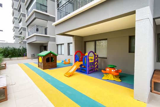 Área comum de apartamento à venda com 2 quartos, 72m² em Vila Guilhermina, São Paulo