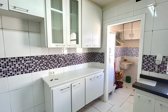 Cozinha de apartamento à venda com 3 quartos, 78m² em Vila Rosalia, Guarulhos