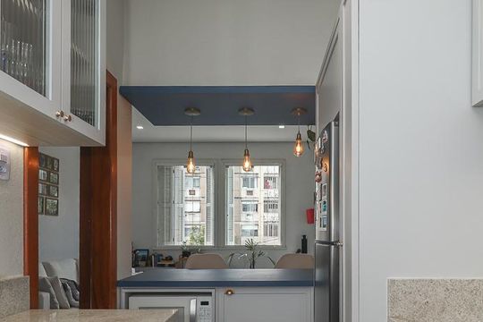 Cozinha de apartamento à venda com 2 quartos, 67m² em Floresta, Porto Alegre