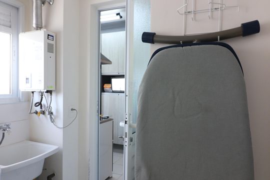 Área de Serviço de apartamento à venda com 3 quartos, 107m² em Vila Lusitania, São Bernardo do Campo