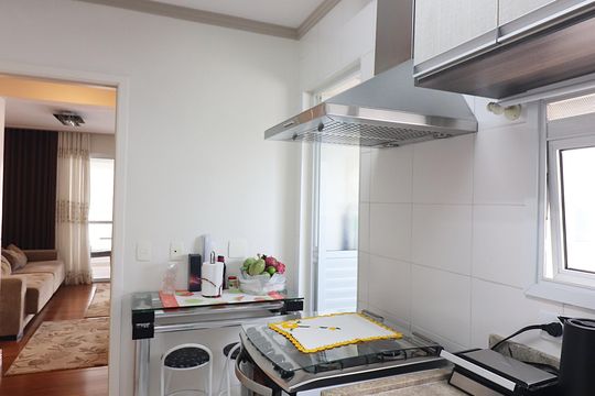 Cozinha  de apartamento à venda com 3 quartos, 107m² em Vila Lusitania, São Bernardo do Campo
