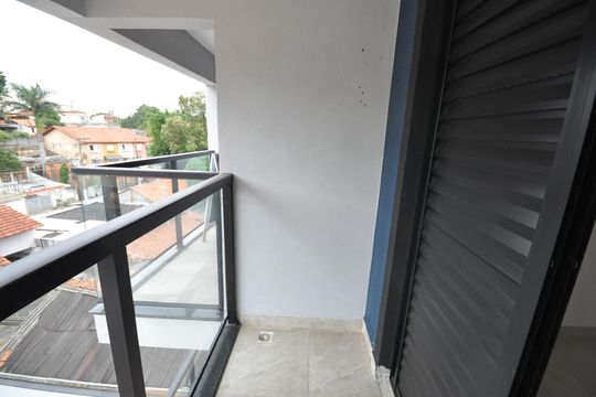 Sacada o Quarto 1 de apartamento à venda com 2 quartos, 45m² em Vila Rosa, São Paulo