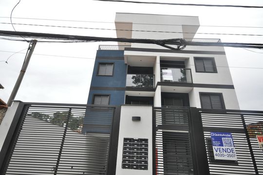 Fachada de apartamento à venda com 2 quartos, 45m² em Vila Rosa, São Paulo