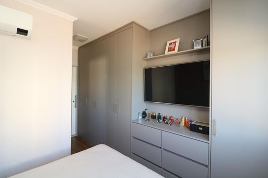 Suíte de apartamento à venda com 2 quartos, 64m² em Vila Ema, São Paulo