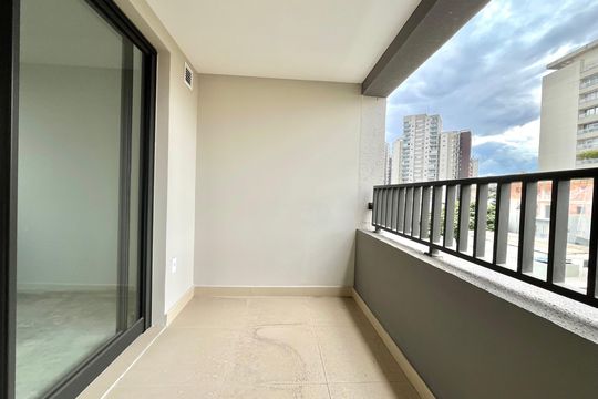 Varanda de kitnet/studio à venda com 1 quarto, 26m² em Vila Clementino, São Paulo