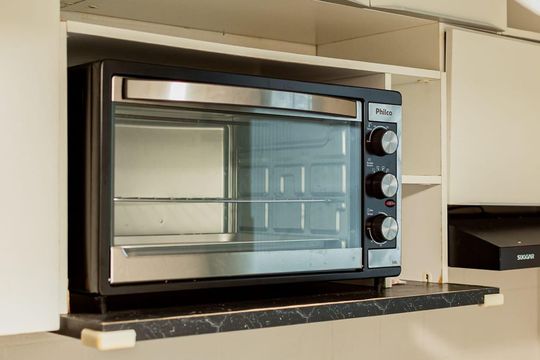 Cozinha de apartamento à venda com 3 quartos, 110m² em Leme, Rio de Janeiro