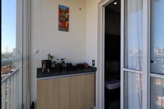 Varanda da Sala de apartamento à venda com 3 quartos, 58m² em Vila Andrade, São Paulo
