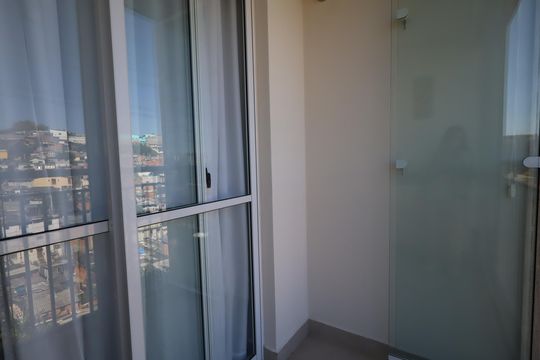 Varanda da Sala de apartamento à venda com 3 quartos, 58m² em Vila Andrade, São Paulo