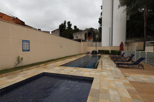 Área comum - Piscina de apartamento à venda com 3 quartos, 58m² em Vila Andrade, São Paulo