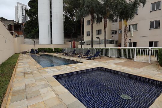 Área comum - Piscina de apartamento à venda com 3 quartos, 58m² em Vila Andrade, São Paulo