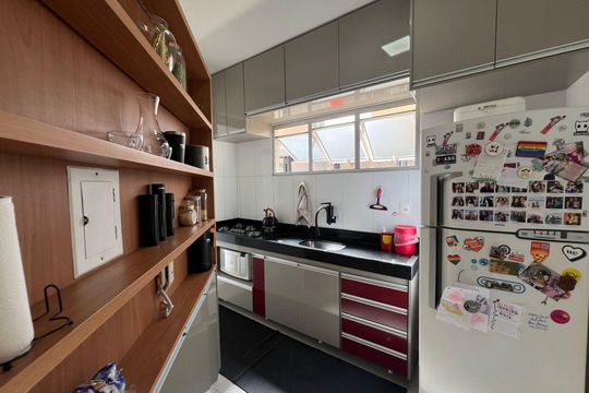 Cozinha de apartamento à venda com 3 quartos, 144m² em Castelo, Belo Horizonte