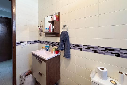 Banheiro Social de apartamento à venda com 1 quarto, 51m² em Vila Santa Luzia, São Bernardo do Campo