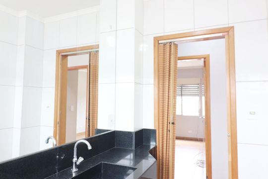 Banheiro Social de apartamento para alugar com 3 quartos, 85m² em Rudge Ramos, São Bernardo do Campo