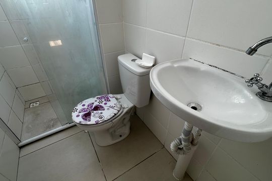 Banheiro de apartamento para alugar com 2 quartos, 49m² em Vargem Grande, Rio de Janeiro