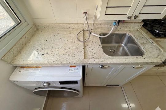 Área de Serviço de apartamento à venda com 2 quartos, 43m² em Santo Amaro, São Paulo