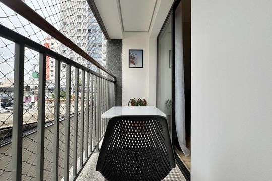 Varanda de apartamento para alugar com 1 quarto, 24m² em Perdizes, São Paulo
