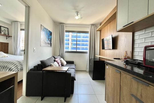 Apartamento para alugar com 1 quarto, 24m² em Vila Clementino, São Paulo