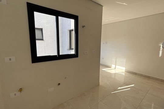 Cozinha de apartamento à venda com 2 quartos, 95m² em Vila Eldizia, Santo André