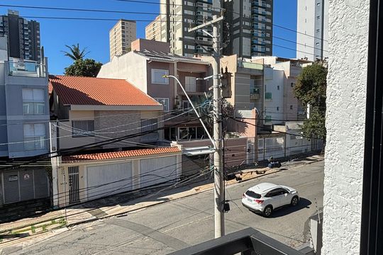 Quarto 1 Varanda de apartamento à venda com 2 quartos, 95m² em Vila Eldizia, Santo André