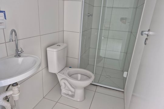 Banheiro de apartamento à venda com 2 quartos, 35m² em Tatuapé, São Paulo