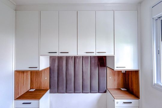 Quarto 1 - Armários de apartamento à venda com 2 quartos, 35m² em Cidade Mãe do Céu, São Paulo