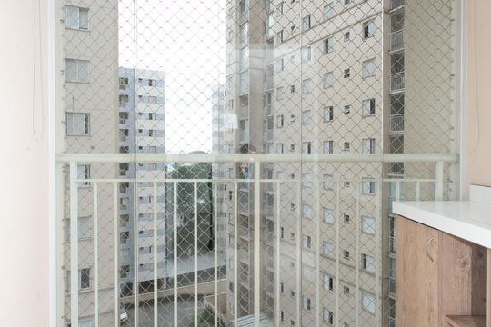 Varanda da Sala  de apartamento para alugar com 2 quartos, 52m² em Vila Santana, São Paulo