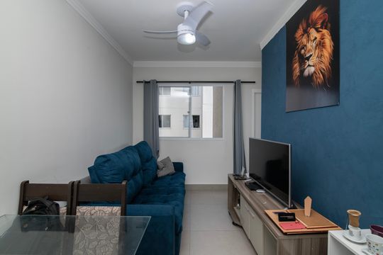 Sala de apartamento para alugar com 2 quartos, 40m² em Jardim das Flores, Hortolândia