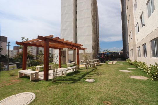 Área comum - Pracinha de apartamento para alugar com 2 quartos, 32m² em Parque São Lourenço, São Paulo