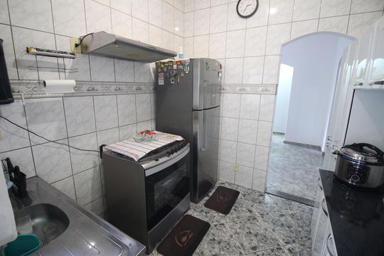 Cozinha de casa à venda com 3 quartos, 110m² em Milionários, Belo Horizonte