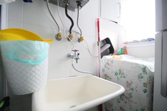 Área de Serviço de apartamento à venda com 2 quartos, 54m² em Jardim Monte Alegre, Taboão da Serra