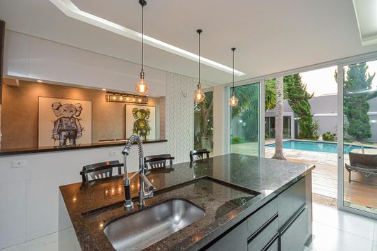 Cozinha de casa para alugar com 3 quartos, 271m² em Interlagos, São Paulo