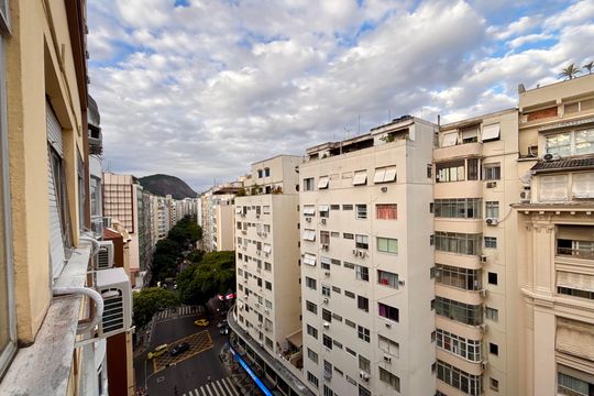 Sala - vista de apartamento para alugar com 3 quartos, 105m² em Copacabana, Rio de Janeiro