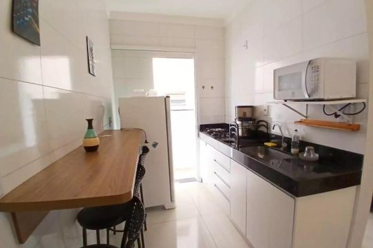 Cozinha de apartamento para alugar com 2 quartos, 80m² em Santa Mônica, Uberlândia