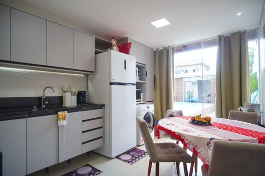 Cozinha de casa à venda com 3 quartos, 89m² em Santos Dumont, São Leopoldo