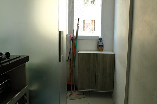 Cozinha - Área de serviço  de apartamento para alugar com 2 quartos, 52m² em Jd N Sra de Fatima, São Bernardo do Campo