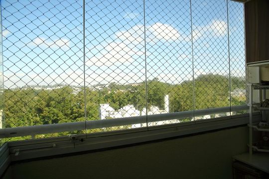 Varanda da Sala  de apartamento para alugar com 2 quartos, 52m² em Jd N Sra de Fatima, São Bernardo do Campo