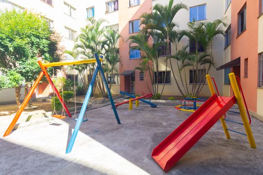 Área comum - Playground de apartamento à venda com 3 quartos, 50m² em Jardim Lajeado, São Paulo