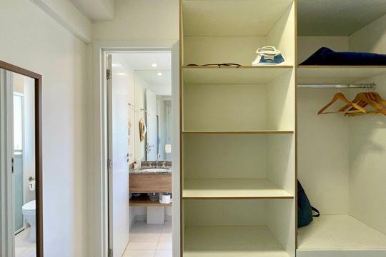 Quarto - Armários de kitnet/studio à venda com 1 quarto, 21m² em Jardim Paulista, São Paulo