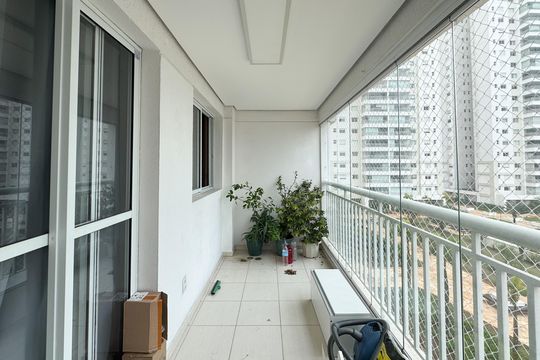 Sacada de apartamento à venda com 3 quartos, 91m² em Vila Lusitania, São Bernardo do Campo