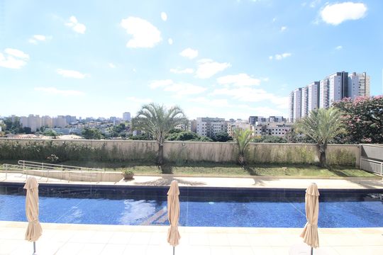 Vista da varanda de apartamento à venda com 3 quartos, 81m² em Campininha, São Paulo