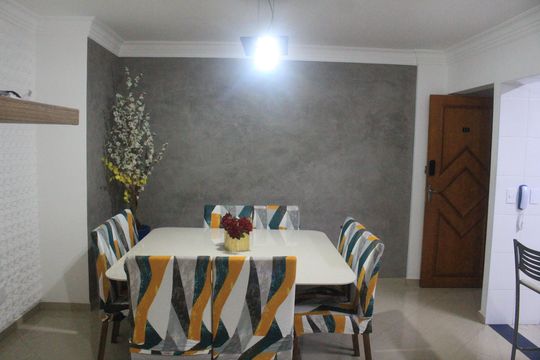 Sala de apartamento à venda com 3 quartos, 83m² em Osvaldo Cruz, São Caetano do Sul